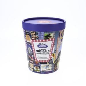 50 Must-See Musicals Bucket List 1000-Piece Puzzle Tub