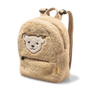 Backpack with squeaker, beige