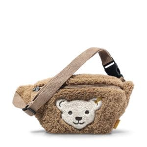 Belt bag with squeaker, brown