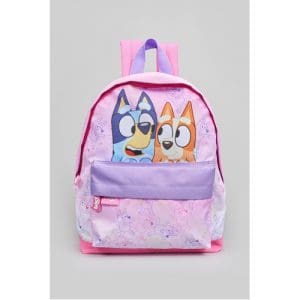Bluey sisters sitting roxy backpack