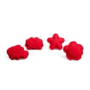 Cherry Red Character Sand Moulds