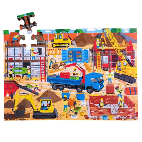 Construction Site Floor Puzzle (48 piece)