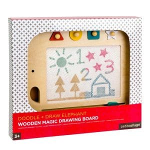 Doodle + Draw Elephant Wooden Magic Drawing Board