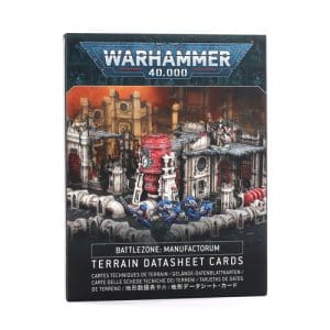 Warhammer 40K: Battlezone - Manufactorum Datasheet Cards