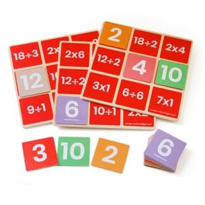 Math Bingo - Multiply & Divide
