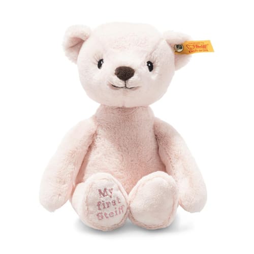 My first Steiff Teddy bear, pink