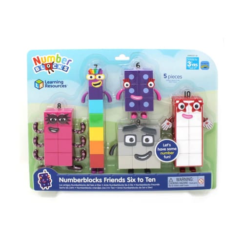 Numberblocks Friends Six to Ten