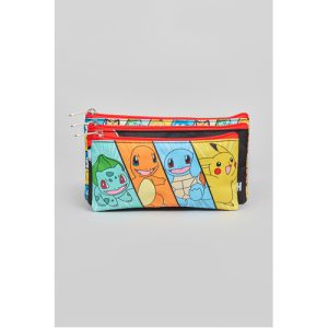 Pokemon Split Multi Character 3 in 1 Pouches
