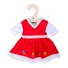 Red-Dress-with-Floral-Trim-Small-1