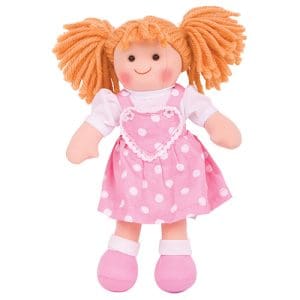 Ruby - Blonde Hair/Pink Dress with White Spots