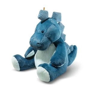 Spott stegosaurus, medium blue