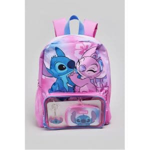 Stitch Tie Dye Backpack Keyring And Purse Set