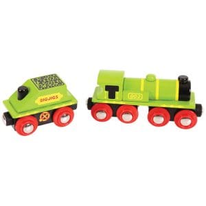 Big Green Engine + Coal Tender