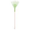 Long handled leaf rake