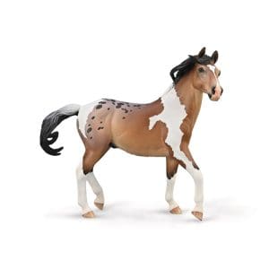 Mustang Stallion Bay Pintoloosa - Deluxe 1:12