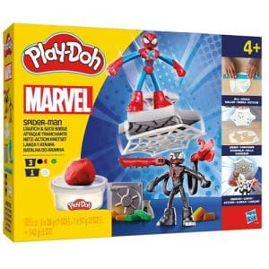 Play-Doh Spiderman Launch And Slice Battle