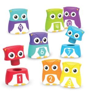 Snap-n-Learn Rainbow Owls