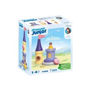 PLAYMOBIL 71458 JUNIOR & Disney: Belle's Play Tower with Sound