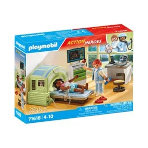 PLAYMOBIL 71618 Action Heroes: MRI Scanner with Patient