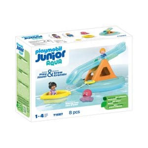 PLAYMOBIL 71687 JUNIOR AQUA: Water Seesaw with Boat