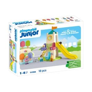 PLAYMOBIL 71703 JUNIOR: Adventure Tower with Ice Cream Booth