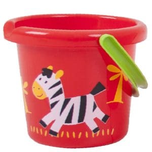 Wild Animal Bucket - Zebra