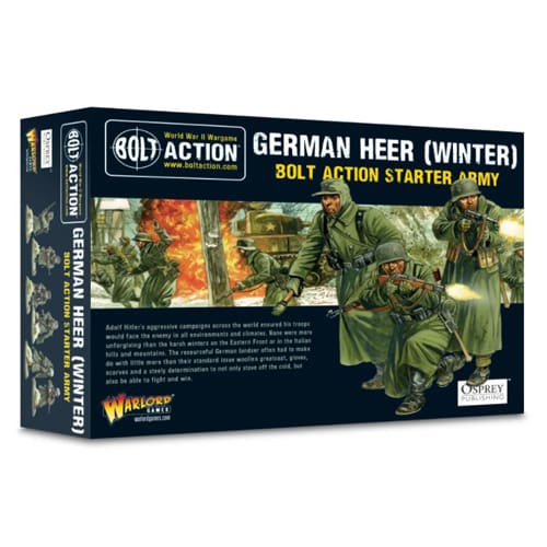 *A Grade* Bolt Action: German Heer (Winter) Starter Army *A Grade* Bolt Action: German Heer (Winter) Starter Army