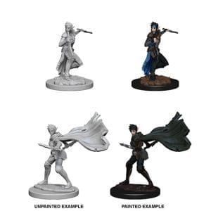 *A Grade* Pathfinder Deep Cuts Unpainted Miniatures (W4) - Elf Female Rogue