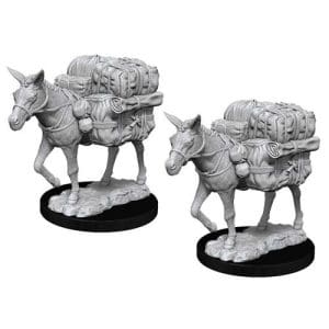 *A Grade* Pathfinder RPG: Deep Cuts Unpainted Miniatures: Pack Mule (Wave 7)