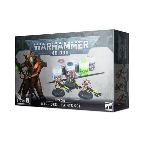 *A Grade* Warhammer 40K: Necrons Warriors And Paints Set *A Grade* Warhammer 40K: Necrons Warriors And Paints Set
