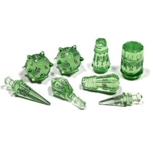 PolyHero Dice: Warrior 8 Dice Set Wraith Knight
