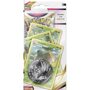 Pokemon TCG: Sword & Shield - Lost Origin - Premium Checklane Blister - Turtwig