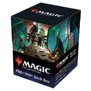 Warhammer 40K Commander Szarekh, The Silent King 100+ Deck Box For Magic: The Gathering