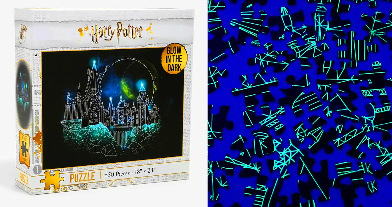 Harry Potter Magic of Hogwarts Glow Puzzle