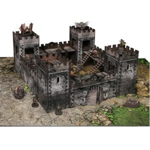 e-Raptor Wargaming Set STONE FORTRESS - Constructions + Map