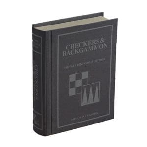 Checkers and Backgammon Vintage Bookshelf UK Edition