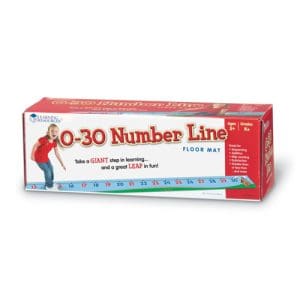 0-30 Number Line Floor Mat