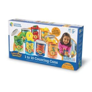 1 to 10 Counting Cans