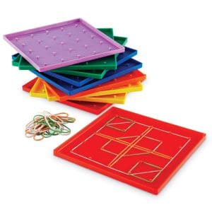 5 X 5 Pin Geoboards (Set of 10)