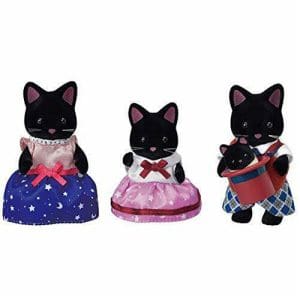*B Grade* Sylvanian Families Midnight Cat Family
