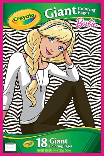 Barbie Giant Colouring Pages