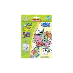 Crayola My First Colour Colour & Erase Puzzle Set - Peppa Pig