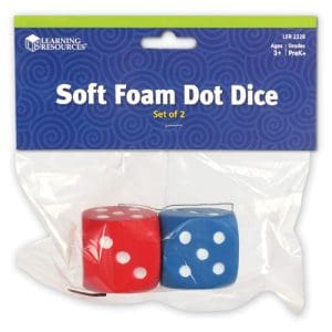 Foam Dot Dice (Set of 2)