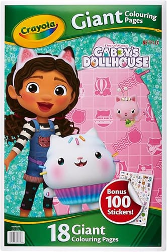 Gabby's Dollhouse Giant Colouring Pages