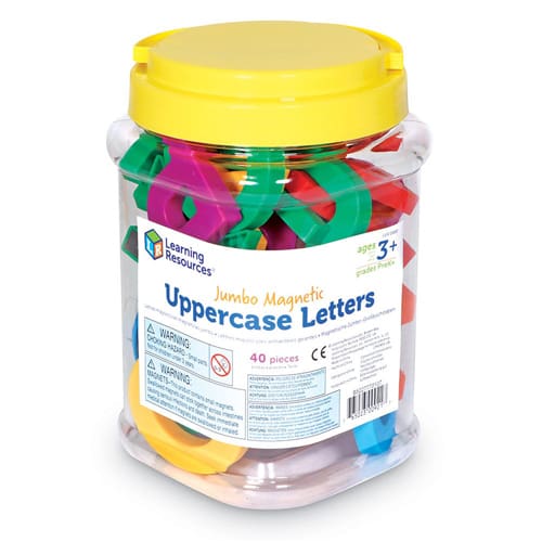 Jumbo Uppercase Magnetic Letters, Set of 40 Jumbo Uppercase Magnetic Letters, Set of 40