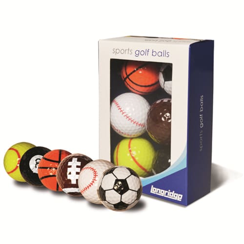 Longridge Sports Balls 6Pk Longridge Sports Balls 6Pk