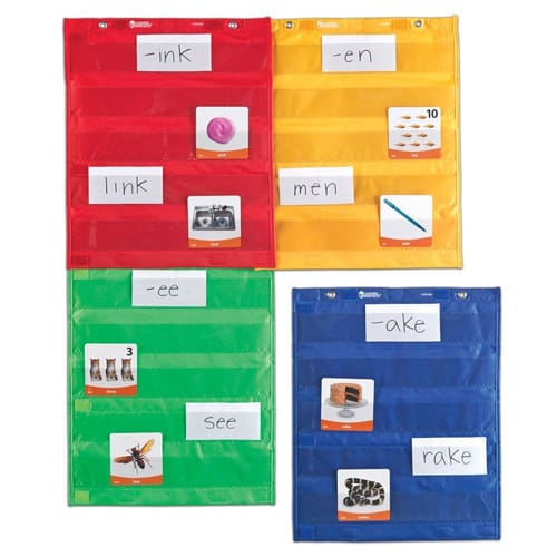 Magnetic Pocket Chart Squares (Set of 4) Magnetic Pocket Chart Squares (Set of 4)