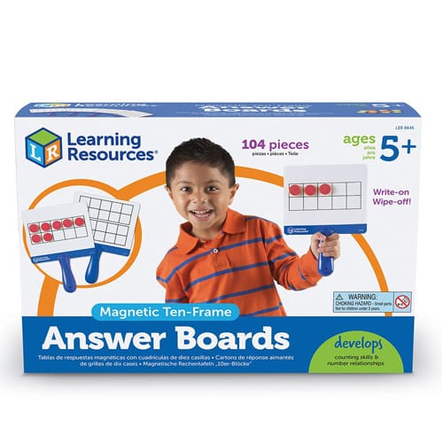 Magnetic Ten Frame Boards (Set of 4) Magnetic Ten Frame Boards (Set of 4)
