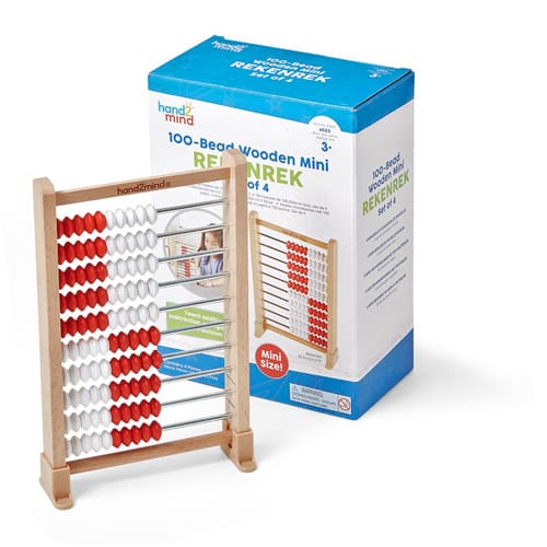 Mini 100-Bead Rekenrek, Set of 25 Mini 100-Bead Rekenrek, Set of 25