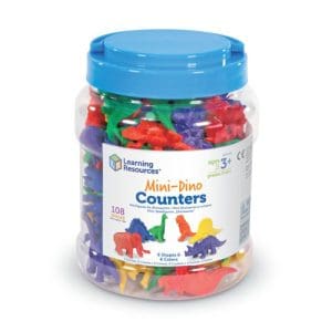 Mini Dino Counters (Set of 108)